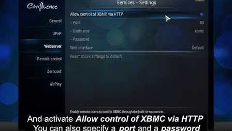 Yatse - How to configure XBMC / Kodi