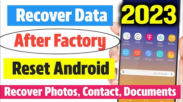 How to RECOVER Data From Factory Reset Android ? Android Data Recovery After Hard Reset 2023📲