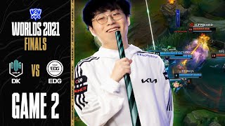 아~ 달다! | DK vs. EDG 게임 2 하이라이트 | Finals | 11.06 | 2021 월드 챔피언십