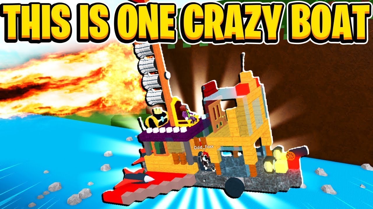 This Is One Crazy Boat In Build A Boat For Treasure In Roblox Youtube - roblox build a boat for treasure live