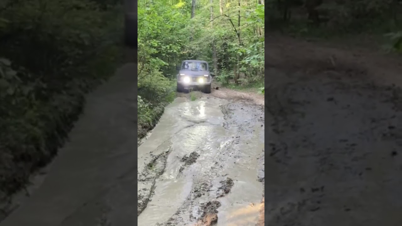 НИВЫ едут, грязь не почем! 