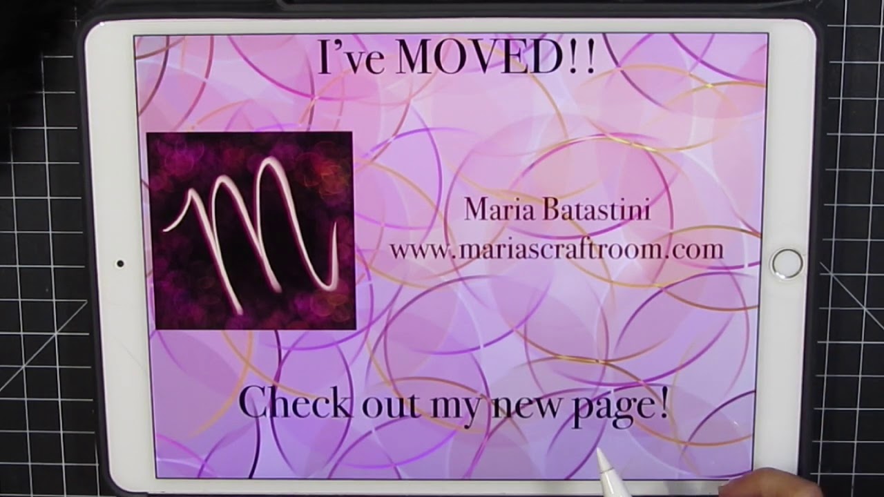 I've Moved! Please follow me to Maria's Craftroom. Thanks!