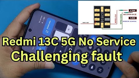REDMI 13C 5G NO SERVICE SOLUTION