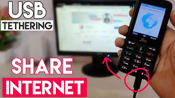 How To Enable USB Tethering In Jio Phone | Share Jio Phone Internet to PC in Hindi