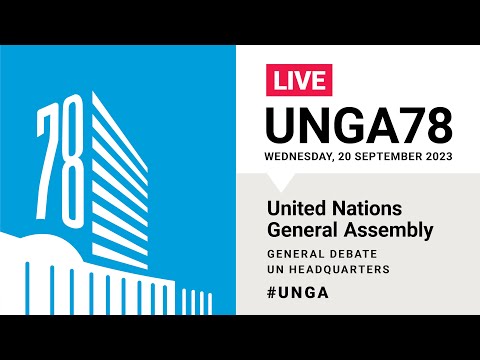 #UNGA78 General Debate Live (Cyprus, Ecuador, Korea, Italy, Libya & More)- 20 September 2023