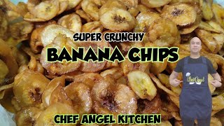 SIKRETO KUNG PAANO MAPAPALUTONG ANG BANANA CHIPS /SUPER CRISPY  BANANA CHIPS RECIPE