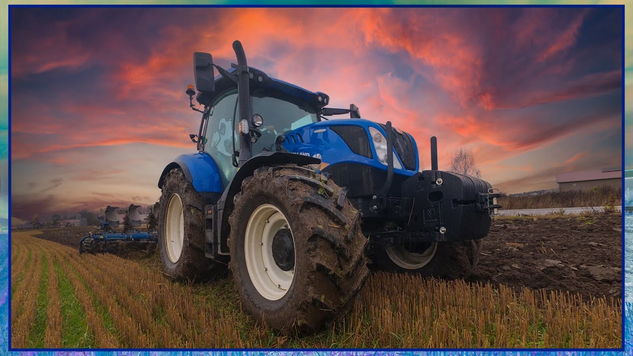 Pari kierrosta New  Holland T6.180 ja Överumilla