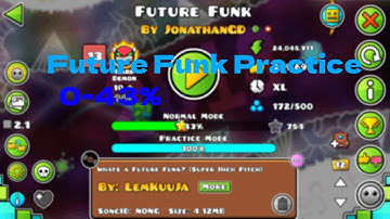Playing Future Funk | Geometry Dash (No Reqs)