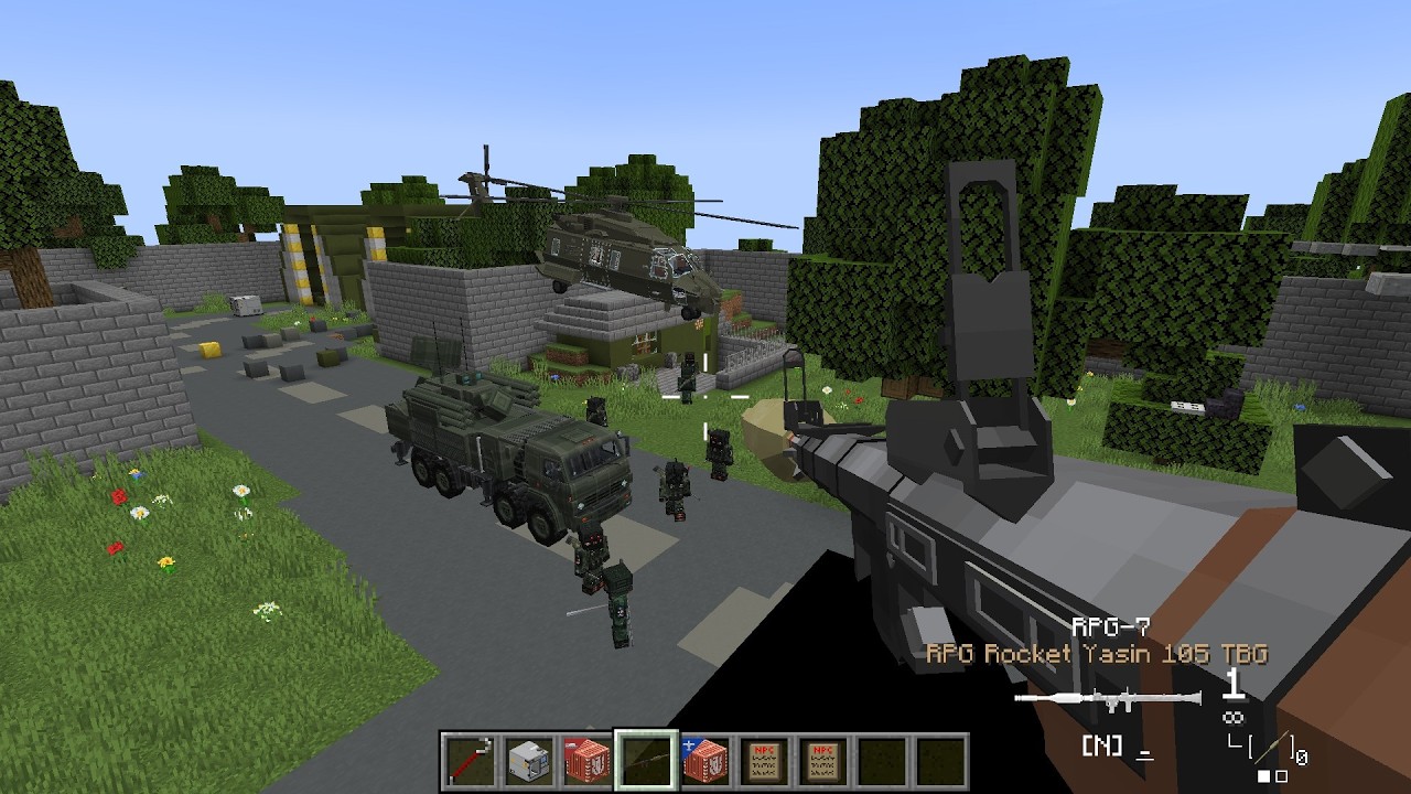 Minecraft Base Raid Mod MILITARY BASE RAID — Ultra Realistic Minecraft Tactical (TACZ + Physics ...