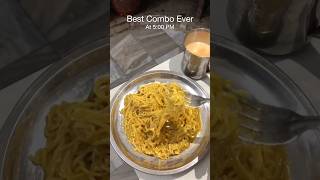 Maggi + Chai ❤️ #viral #maggi #maggie #itsparultime #chai #maggilover #chaitime #shorts #evening