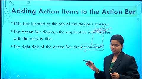 4.3.1 Adding Action Items to the Action Bar