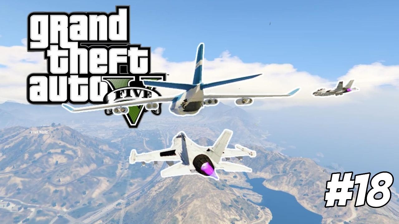 Hijacking a PLANE | GTA V Walktrough #18