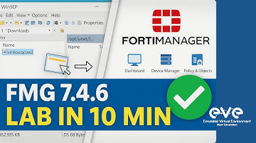 Install FortiManager 7.4.6 on EVE-NG Community | Complete Step-by-Step Lab Guide (2025)