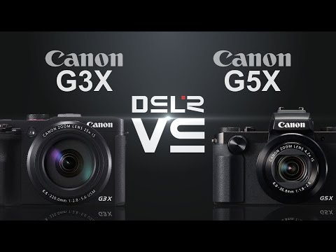 Canon PowerShot G3X vs Canon PowerShot G5X