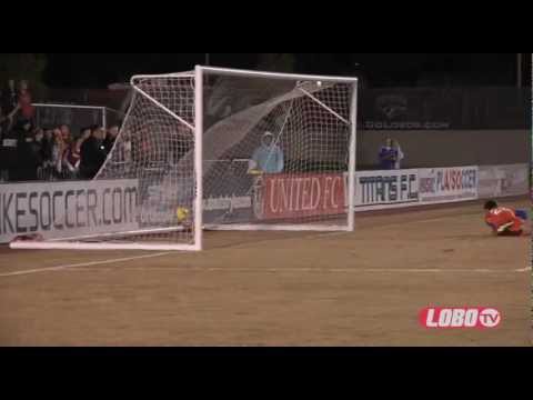 football score 2012 Lobo Soccer | Highlights vs Houston Baptist