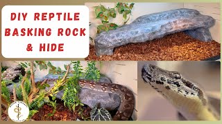 How to Make a Naturalistic Basking Rock And Reptile Hide!