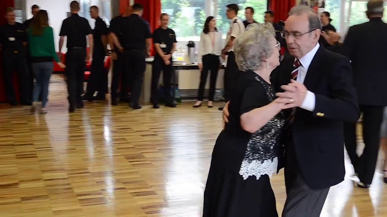 Trainnee firefighters host community tea dance