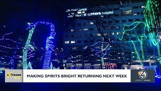 Making spirits bright returning next week