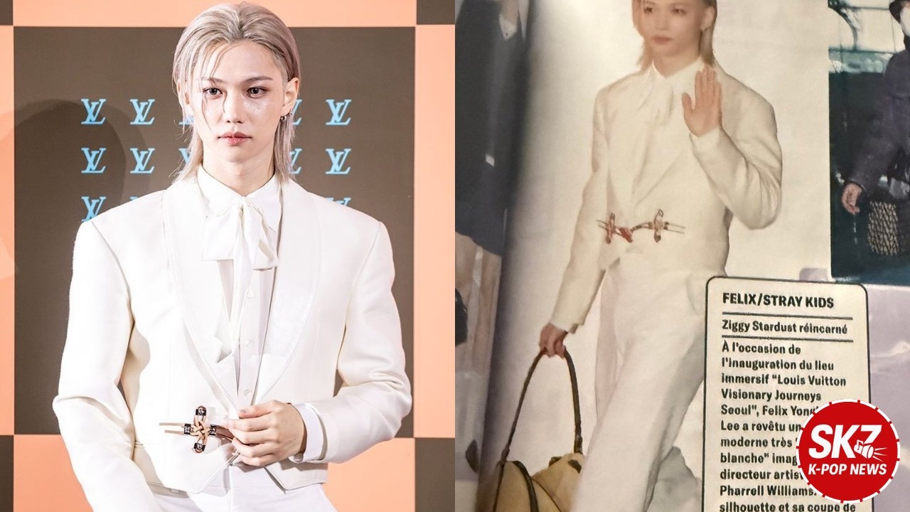 Феликс появился в журнале GQ France в марте 2026 года — его сравнивают с молодым Дэвидом Боуи в м...