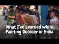 What I&#39;ve Learned while Painting Outdoor in India/Watercolor Art Vlog/Tips