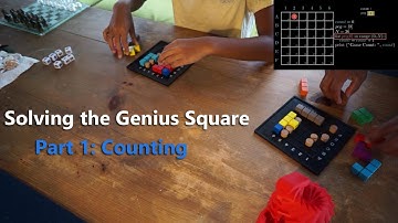 Solving The Genius Square - Part 1, Counting (Python Code)