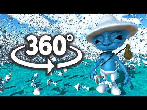 Smurf Cat 50,000 TIMES! 360° 