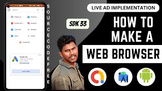 How to Make Android Web Browser With Admob Ads | Easy Build Android Web Browser screenshot 4