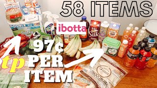 97¢ shop with me at Albertsons // July 2021