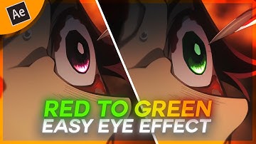Eye Color Change Effect - After Effects Tutorial