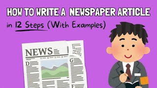 Famous How to Write a Newspaper Article in 12 Steps (With Examples) 📰 Net Worth
