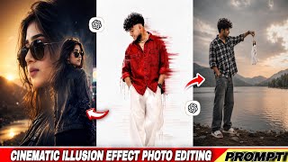 Instagram Trending Al Photo Editing Tutorial | ChatGPT cinematic illusion effect photo kaise banaen  screenshot 4