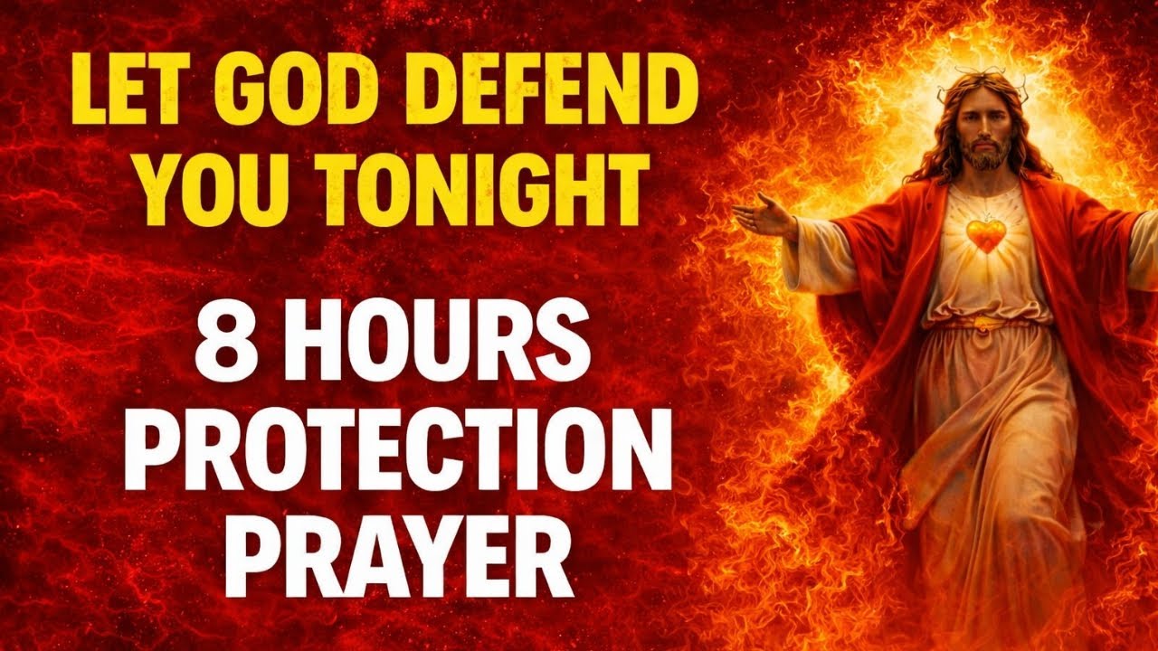 Let God Defend You Tonight | 8 Hours Protection Prayer | This Prayer Blocks Blood Of Jesus Prayer