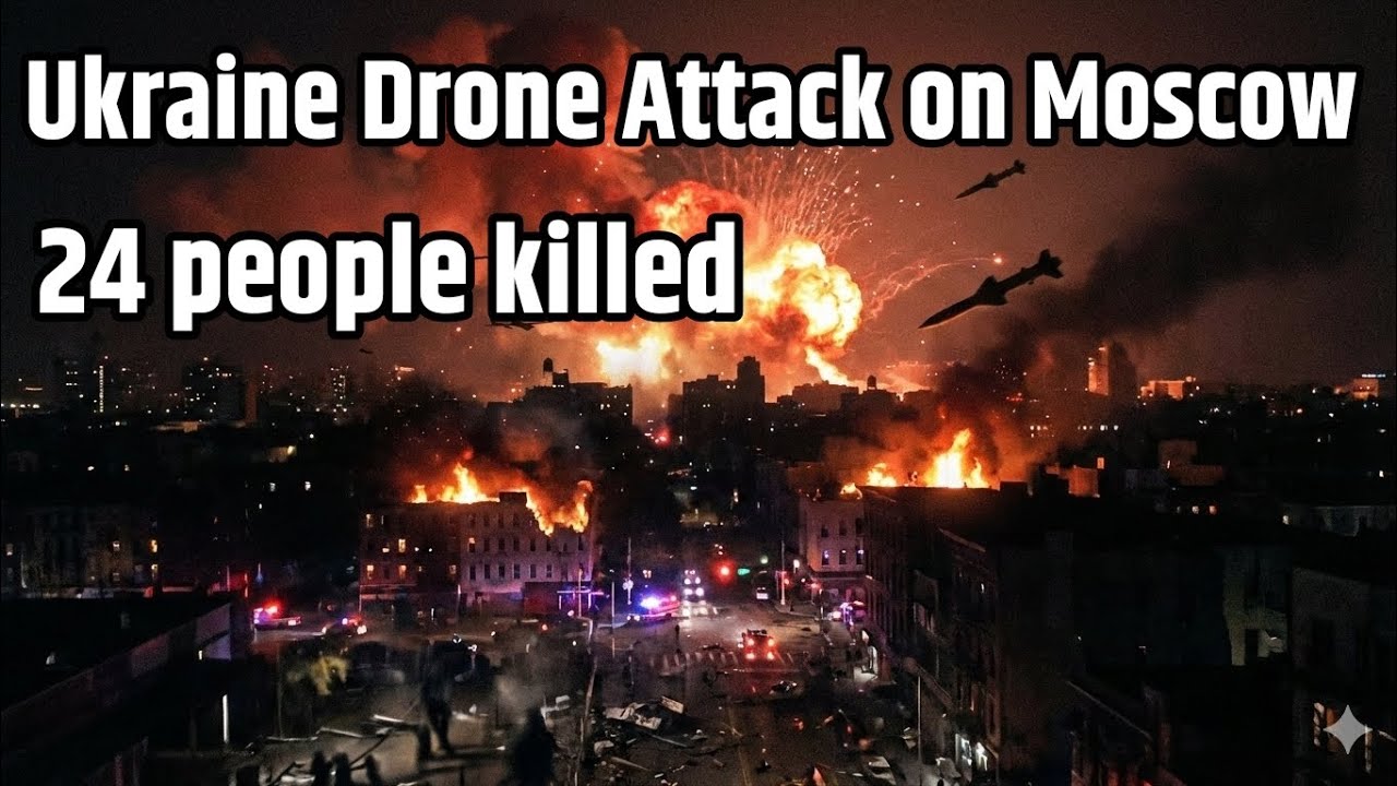 Russia Ukraine War : Ukraine ने Moscow पर drone attack किया,  24 लोगों की मौत हुई | 