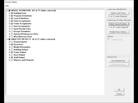 Video Hướng dẫn xuất file Access Etabs 9.7.4 chung cho các... - youtube