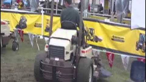 Test drive Grasshopper zero turn mowers and attachments at GIE+EXPO