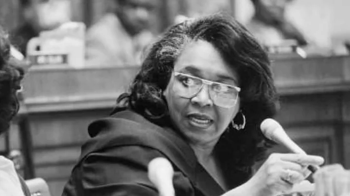 Former Michigan Congresswoman Barbara Rose-Collins...