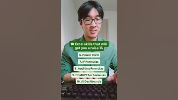 10 Excel skills that can get you promoted 💸