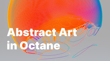 Blender Octane & Geometry Nodes -  How to Create an Abstract Artwork