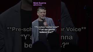 Pre-School Closer - Nick Guerra #nickguerra #standupcomedy #funny #teacher #crowdwork #preschool