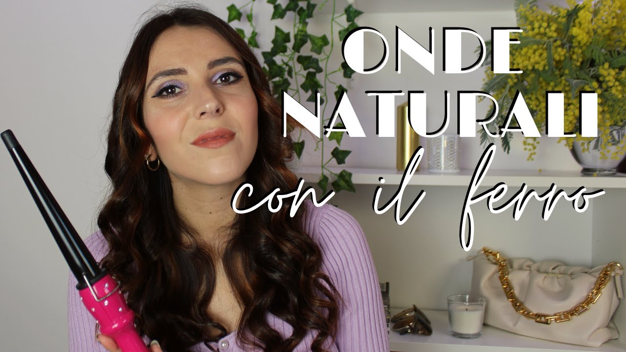 ONDE NATURALI CON IL FERRO | Hair tutorial 💇‍♀️ Maria Silvestro…