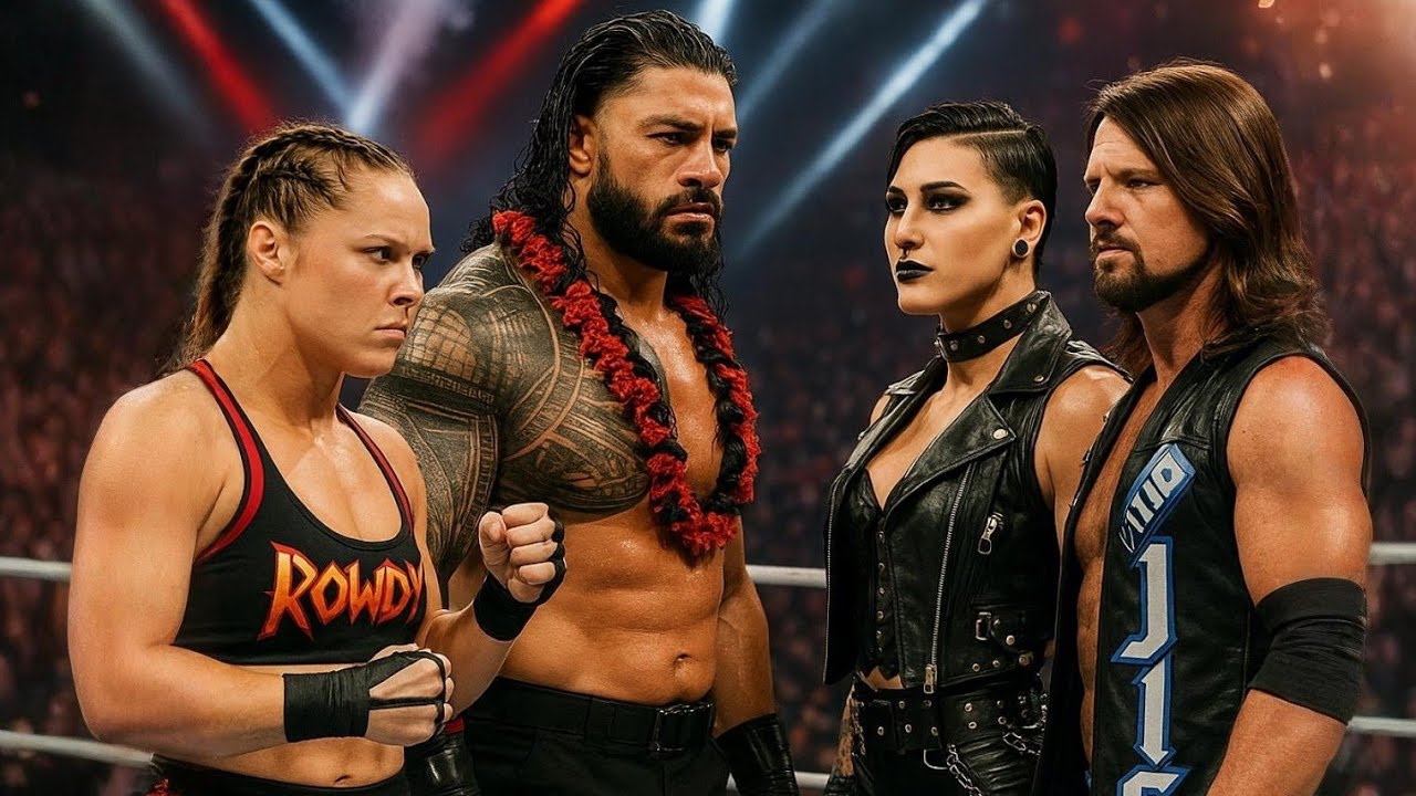 Ronda Rousey & Roman Reigns vs Rhea Ripley & AJ Styles | WWE : 07 Nov ...