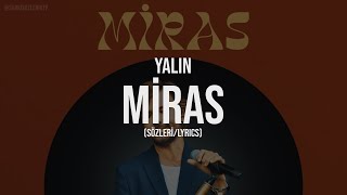 Yalın - Miras (Sözleri / Lyrics) Resimi