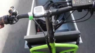 cargo bike test ride at Eurobike/Fahrrad messe Friedrichshafen