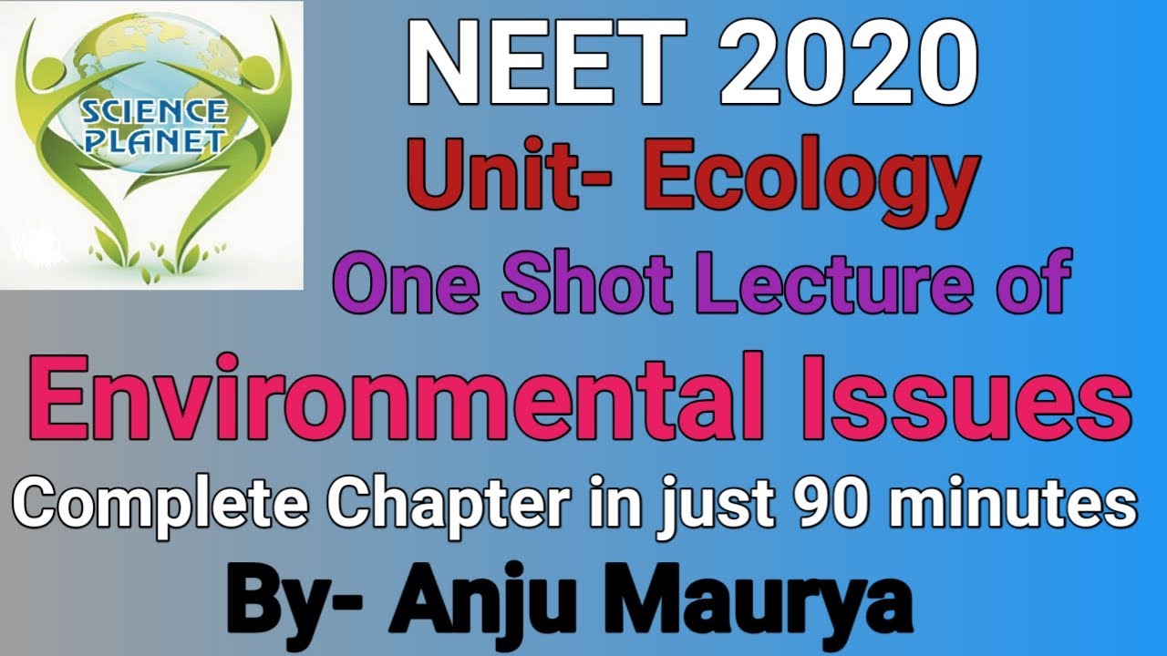 One Shot Lecture of Environmental Issues!! By- Anju Maurya!!