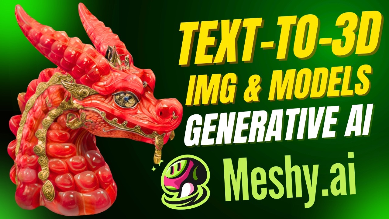 Meshy AI: FREE AI Tool to Create 3D Models from Text or Images!🤯# ...