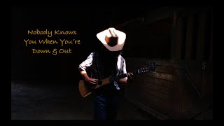 Nobody Knows You When You're Down & Out - Eric Clapton (Fingerstyle Guitar)