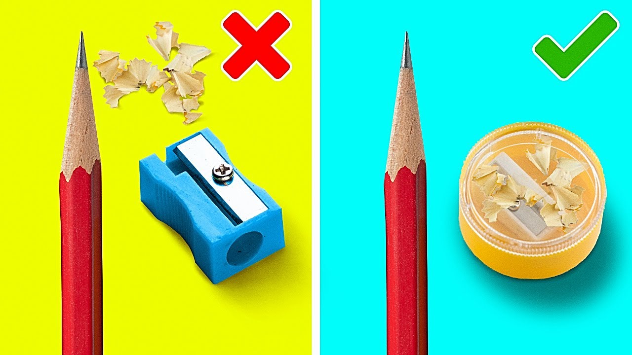 35 School Hacks to Make Your Studying Easier || Useful Crafts For ...