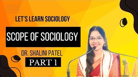 Scope of Sociology Part:1 #ugcnet #sociology #gdc2024 #gic #rpsc #mpsc #uphesc #pgt #viralvideo