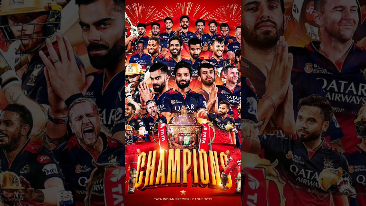 champions RCB forever ❤️