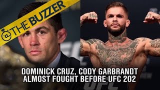 Hear how Daniel Cormier had to break-up Cody Garbrandt and Dominick Cruz | @TheBuzzer | FOX SPORTS